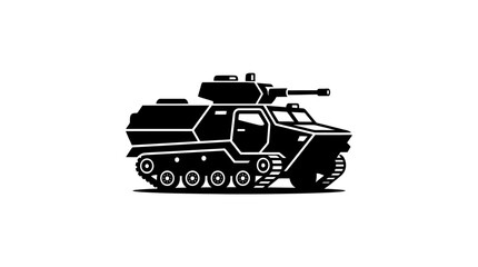 Military Tank Vehicle Combat Machine. © L. S A N Z