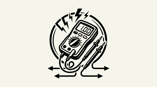 Multimeter device for electrical measurement.