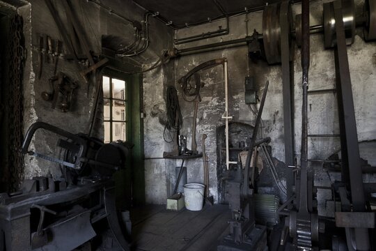 Old craftsmanship, blacksmith, Schliersee-Josefstal, Bavaria, Germany