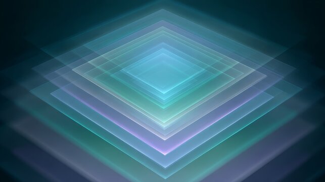 Transparent AI trust framework with teal compliance layers and policy structure