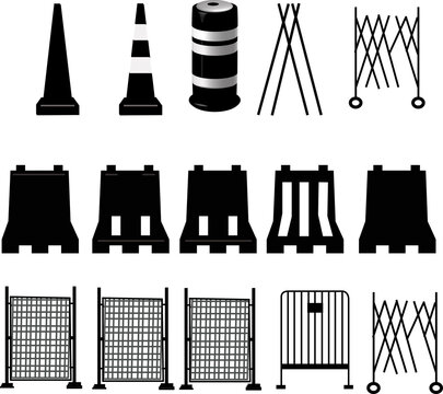 Road divider symbols