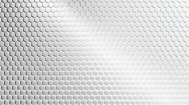 Embossed hexagonal pattern with metallic sheen and soft light
