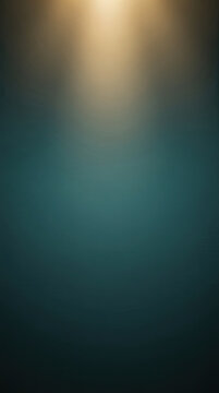 Elegant Teal and Golden Abstract Gradient Background with Soft Light Effect