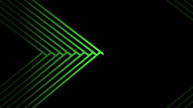 Monochrome chevron arrowhead background animation