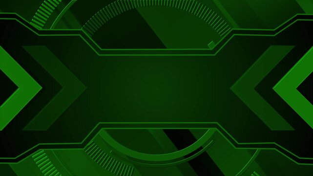 Abstract futuristic geometric shape pattern background animation