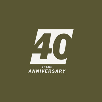 anniversary logo template for event, invitation, greeting, web, vector eps 10 for donwload