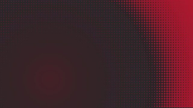 Abstract dark red background with halftone pattern texture effect.