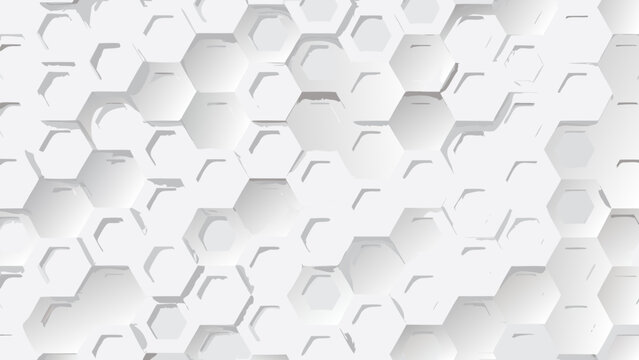 Honeycomb pattern with subtle shadows and gradients creates a repeating geometric background hexagonal hexagons geometry tessellation cellular cell