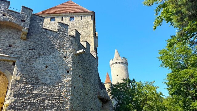 Kokor&iacute;n Castle in Central Bohemia, Czech Republic