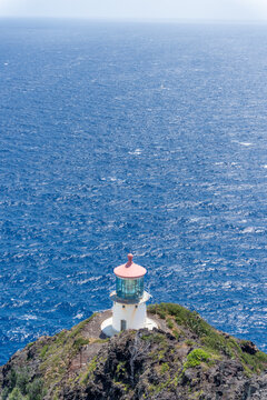 lighthouse in the sea