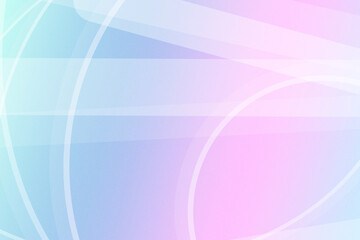 Naklejka premium Pastel pink and purple fields blend beneath glowing white rings and network arcs, creating an uplifting futuristic backdrop for invitations, brands, and slides.