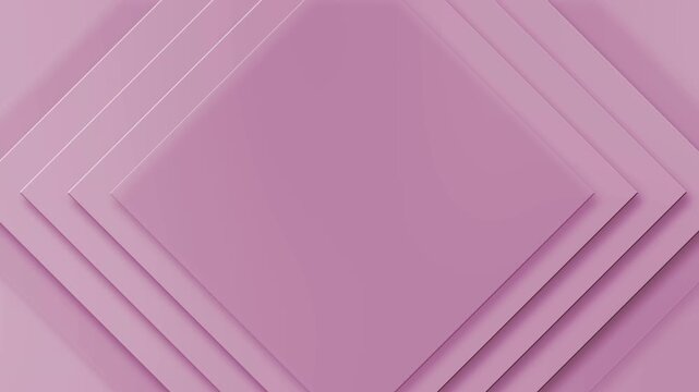 Minimalist Layered Pink Diamond Geometric Motion Graphic Background