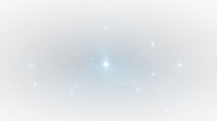 Universe space sky png with sparkling stars, nebula glow, deep space texture and abstract cosmic background illustration. © Artem