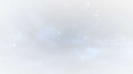 Astrophotography starry sky png with milky way glow, cosmic universe texture, bright stars and night space scenery illustration. © Artem