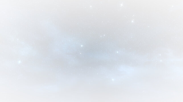 Astrophotography starry sky png with milky way glow, cosmic universe texture, bright stars and night space scenery illustration.