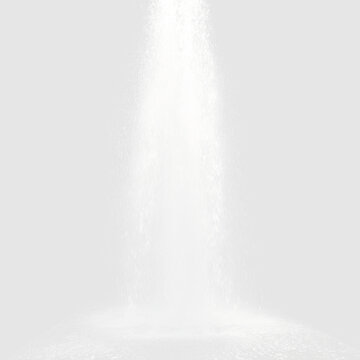 Realistic waterfall splash png with rushing water flow, misty droplets, natural energy motion and transparent background illustration.