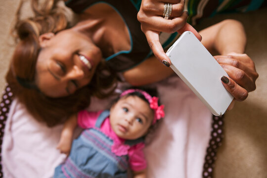Baby: Mother Taking Selfie With Baby