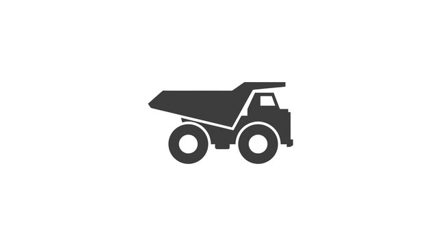 Dump Truck Vector Icon