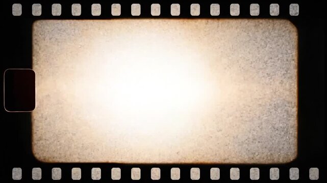 Vintage film reel frames capturing the nostalgic essence of classic cinema experience