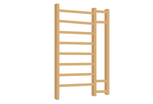Wooden Gymnastic Stall Bar for Exercise