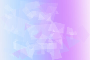 Fototapeta premium A dreamy abstract pastel design with soft purple and blue geometric facets, ideal for modern branding, tech interfaces, backdrops, and calming creative layouts.