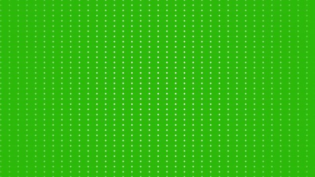 Vibrant green background with small white dots arranged in a grid pattern, creating a textured and visually appealing design element