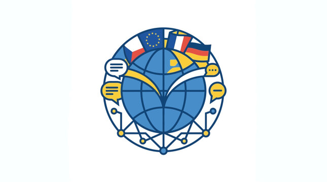 Global Communication and Language Diversity Concept