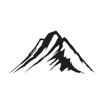 Mountain Vector Stock Illustration Design Template.