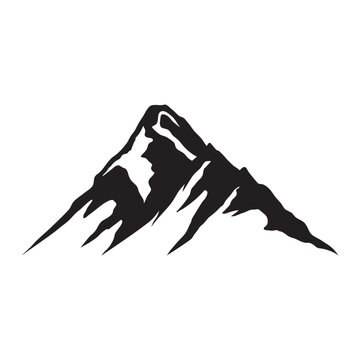 Mountain Vector Stock Illustration Design Template.
