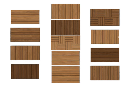 Wood Floor CAD Hatch Pattern Seamless Timber Texture Vector Collection &ndash; Architectural Drawing Flooring