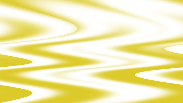Abstract Yellow and White Flowing Wave Background with Soft Gradient Motion