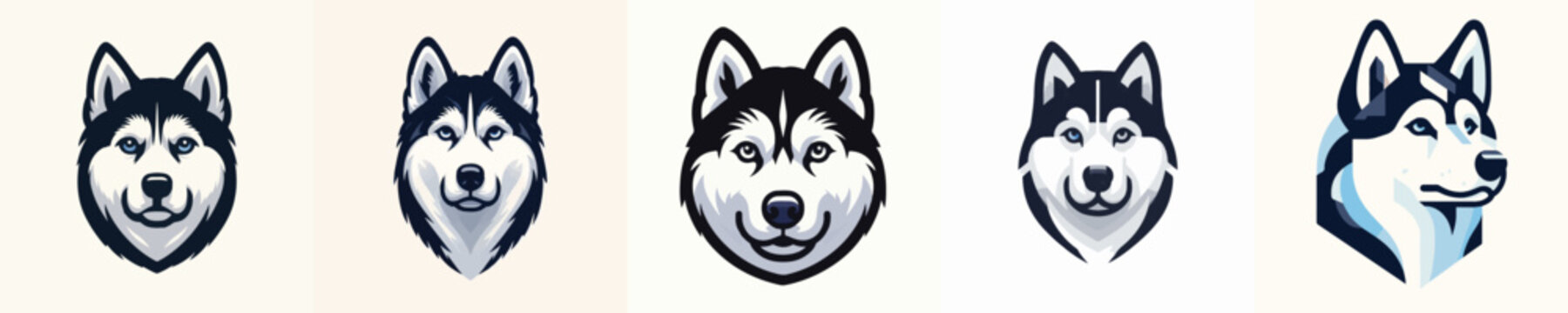 Husky Vector Illustration