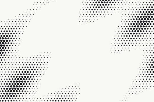 Diagonal halftone dot matrix pattern with intersecting waveform grids dotmatrix geometric