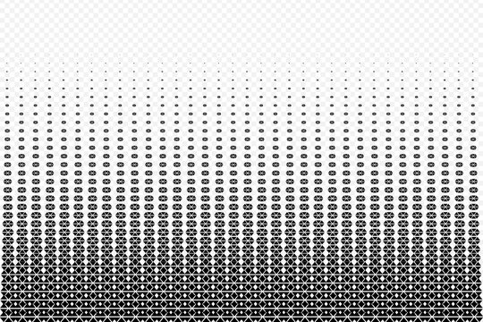 Geometric Halftone Dot Gradient Pattern Background Design