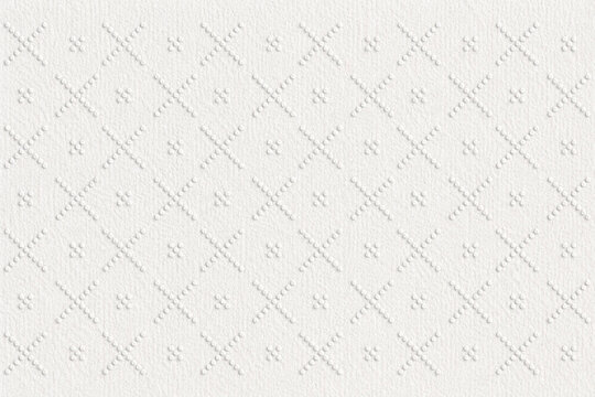 White Embossed Dot Pattern Paper Texture Background