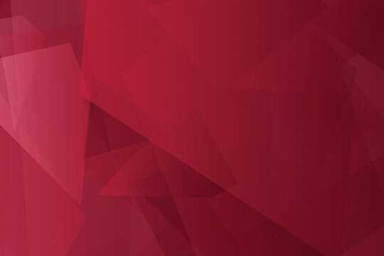 Deep red geometric background, with overlapping translucent, polygons and sharp, triangular shapes