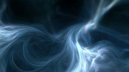 Fototapeta premium Luminous swirling fractal patterns create a soft focus dynamic abstract background with subtle texture