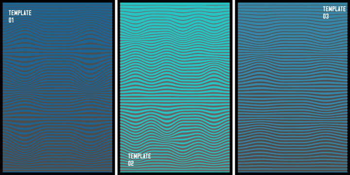 Modern abstract covers set, minimal covers design, Colorful geometric background, vector illustration