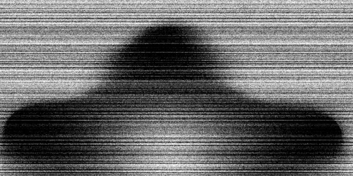 Glitch distorted geometric background, noise lines motion abstract background noise destroyed glitched poster, trendy defect error background, arcade lines texture background
