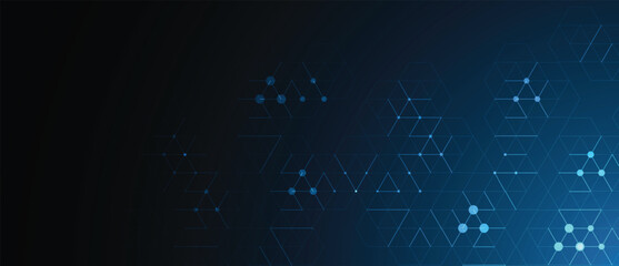 Fototapeta premium Abstract technology backdrop for business presentations and scientific research