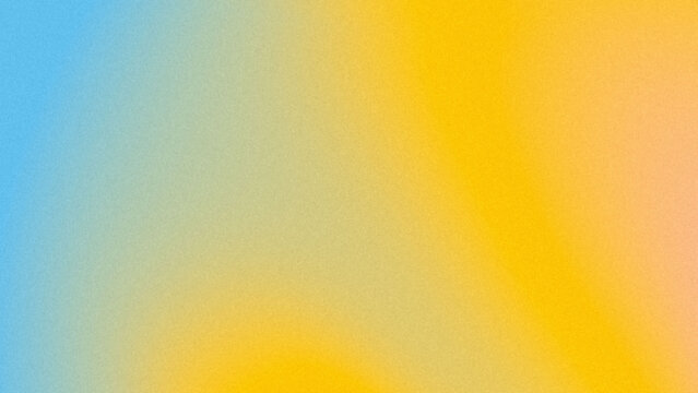 warm yellow and blue gradient background with noise