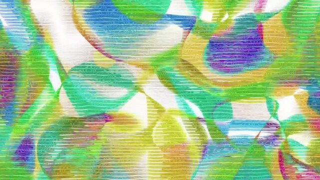 Colorful Abstract Liquid Wave horizontal Background Loop