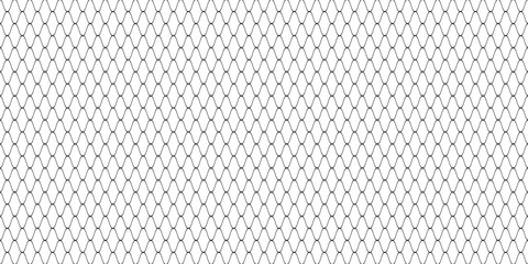 Mesh texture for fishing nets. Seamless pattern for sportswear or soccer goal, volleyball net, basketball hoop, hockey, athletics. Abstract net background for sports © Andi