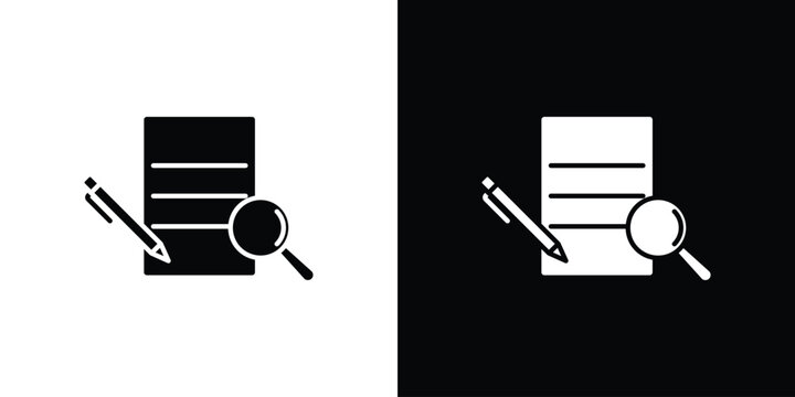 Defining icon logo for designer or illustrator.