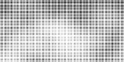 Grunge halftone gradient background. Faded grit noise texture. White and black sand wallpaper. Retro pixelated backdrop. Anime or manga style comic overlay. Vector graphic design textured © PECAH