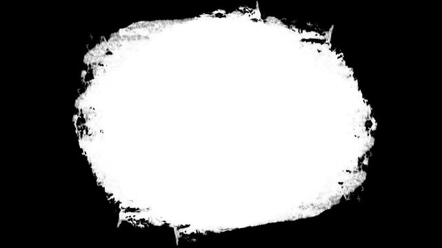 brush strokes on black background Abstract hand drawn elements, animations, underline and border designs. Seamless repeating background.Video effect 4k