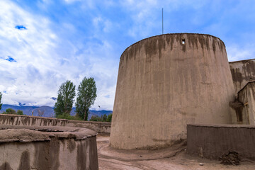 Naklejka premium Zorawar Fort in Leh, Ladakh, India. Named after Wazir Zorawar Singh Kahluria, a military general master of mountain warfare , referred as Napolean of India. National museum by Indian armed forces.