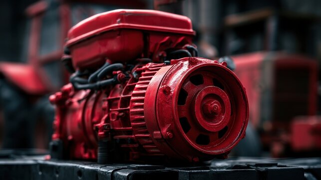 Industrial heavy machinery electric motor component
