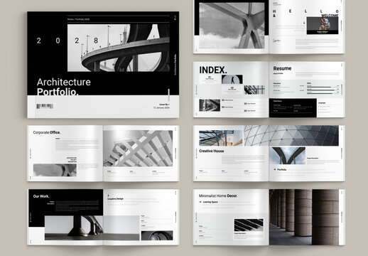 Architecture Portfolio Landscape Template