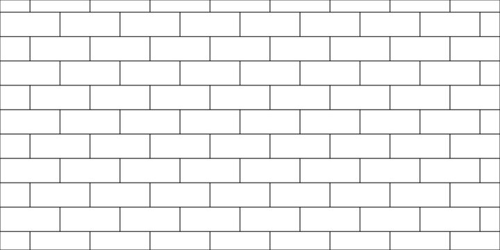 Pavement slab road seamless mosaic decoration stone concrete wall surface tiles. subway vector kitchen wall  block rock. white brick wall texture background.